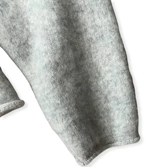 Free people burnt orange cashmere mock beach sweater - Picture 7 of 8